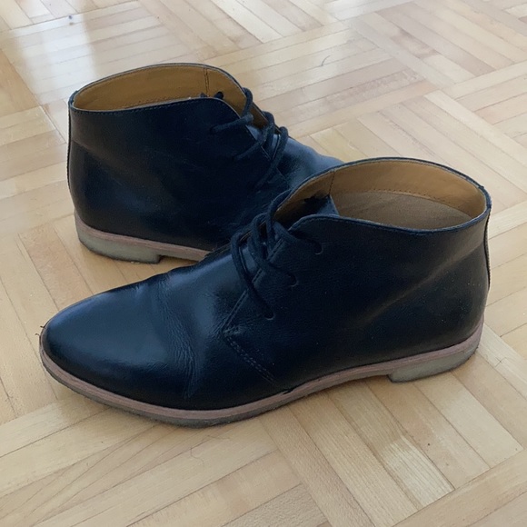 Clarks Originals classic black leather Desert ankle boots - Women’s 6.5 - Picture 9 of 14